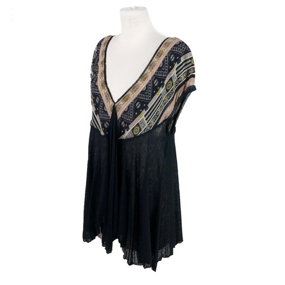 Free People M Medium We Are Golden Tunic Boho - Picture 3 of 7